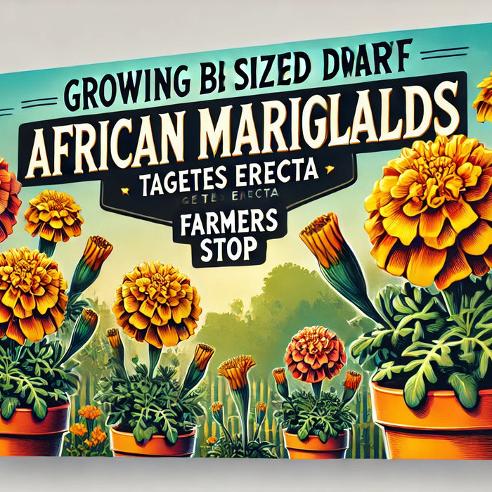 Growing Big Sized Dwarf African Marigolds in Your Home Garden