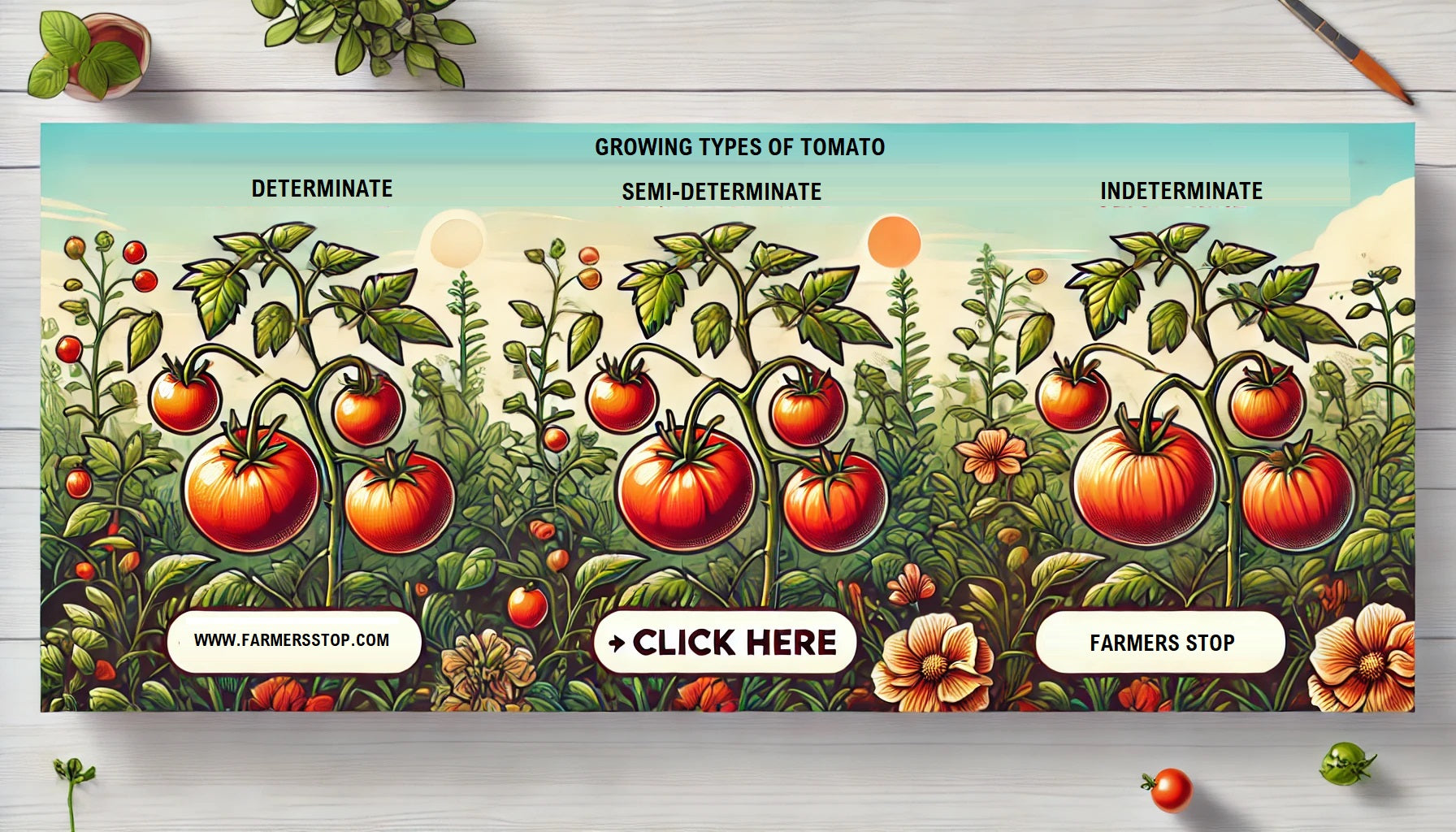 Types of Tomato Seeds: Determinate, Semi-indeterminate, and Indeterminate