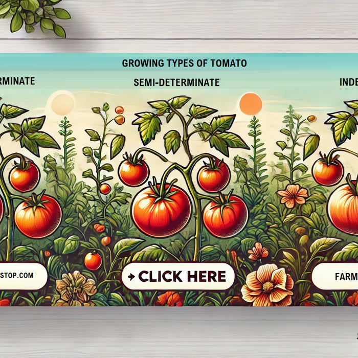 Types of Tomato Seeds: Determinate, Semi-indeterminate, and Indeterminate