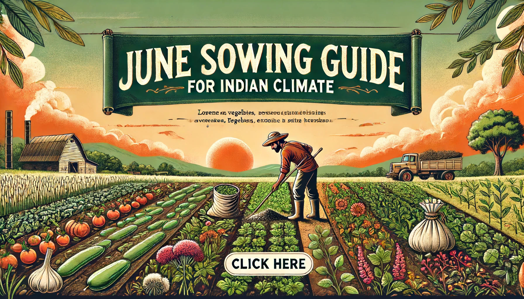 June Sowing Guide for Vegetables, Flowers, and Exotic Herbs in Indian Climate