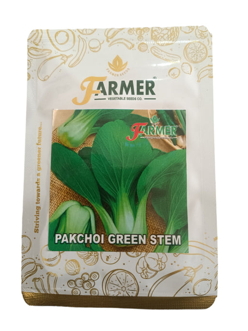 "Pakchoi Green Stem Seeds - Premium Quality for Home Gardening and Farming"